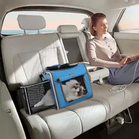 Expandable Cat Backpack, Portable Outdoor Pet Bag, Small Animal Travel Carrier, Bike & Car Mountable Pet Bag 4