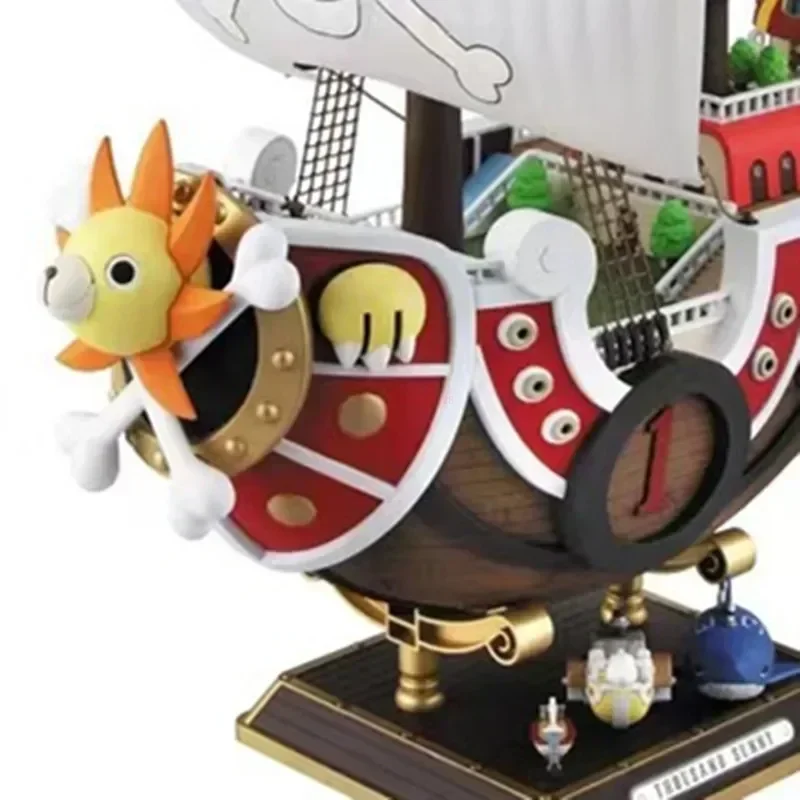 

Bandai Anime One Piece Thousand Sunny Going Merry Boat Pvc Action Figure Collection Pirate Model Ship Toy Assemble Creative Gift