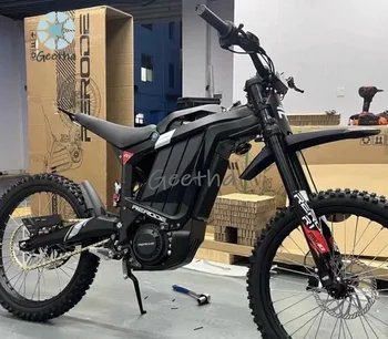 Moto Elettrica da Fuoristrada Leggera 72V 88km/h 8000W, Moto Elettrica da Corsa per Adulti con Batteria al Litio