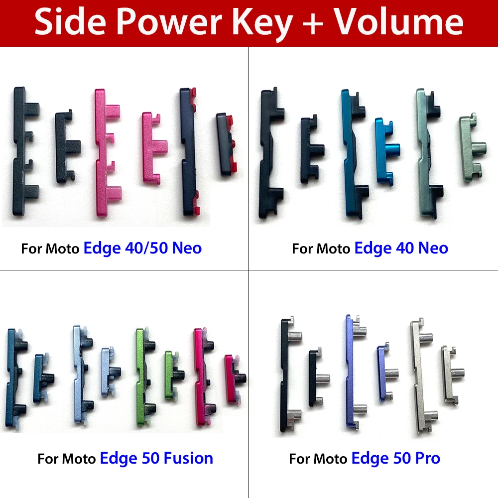 Enhanced Power and Volume Side Button Replacement - Premium Quality, Durable Side Key Replacement Parts