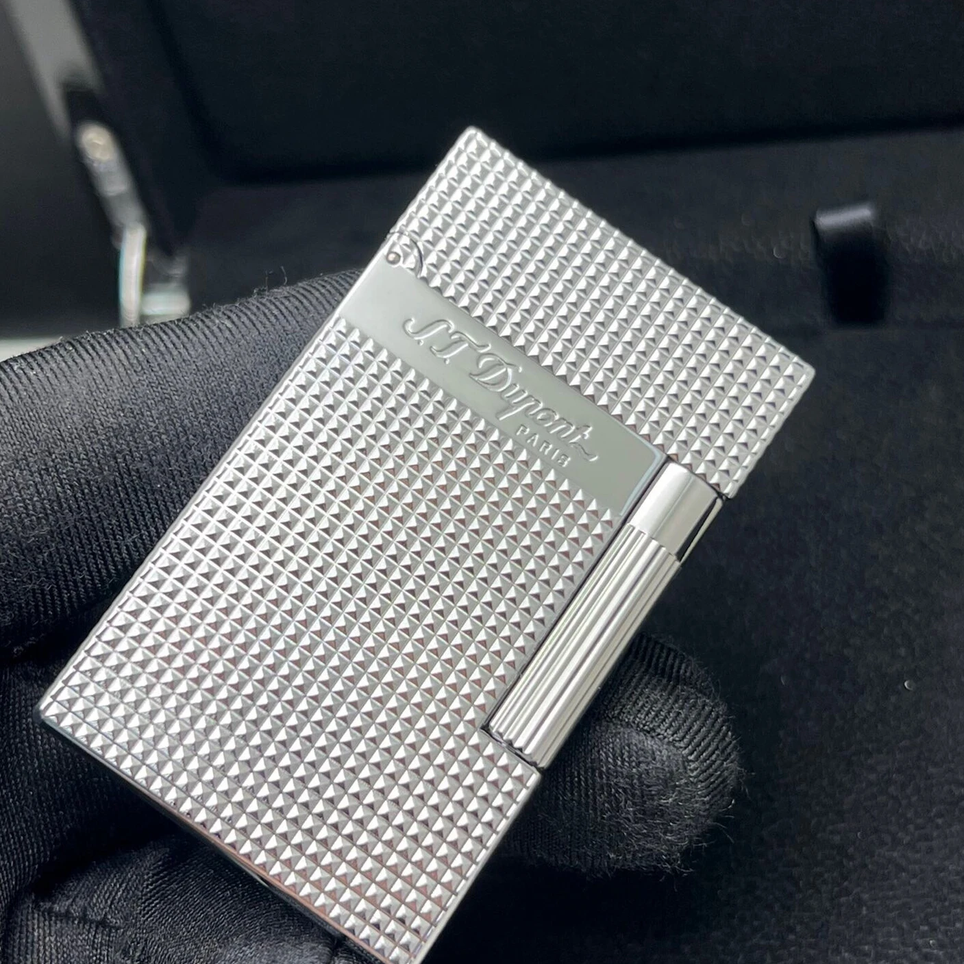 S.T. Dupont メタルライター デュポン ライター ライン1 箱 2024/12/8 弊社提携工房にて機械