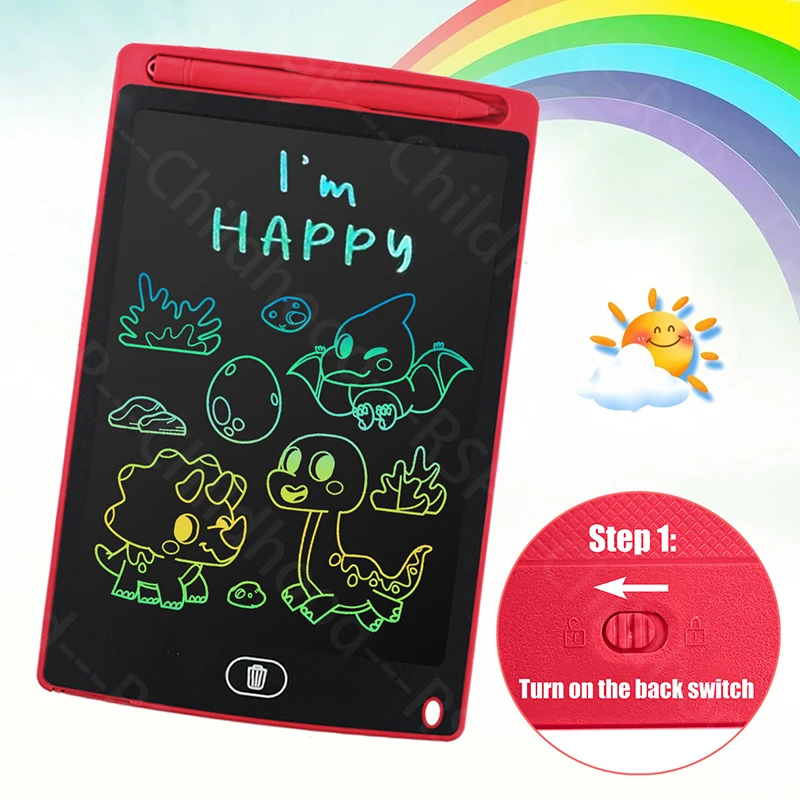 LCD Writing Tablet: Portable 8.5-Inch Digital Drawing & Handwriting Pad - Ideal Gift