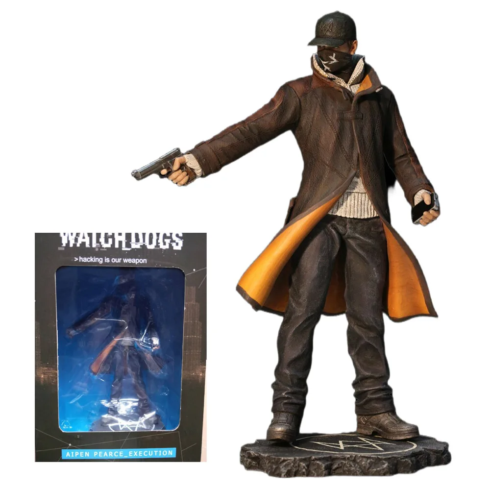 【未開封※箱損傷】WATCH DOGS/フィギュア/エイデン・ピアース Watch Dogs Aiden Pearce 24cm Action Figure PVC Collectible