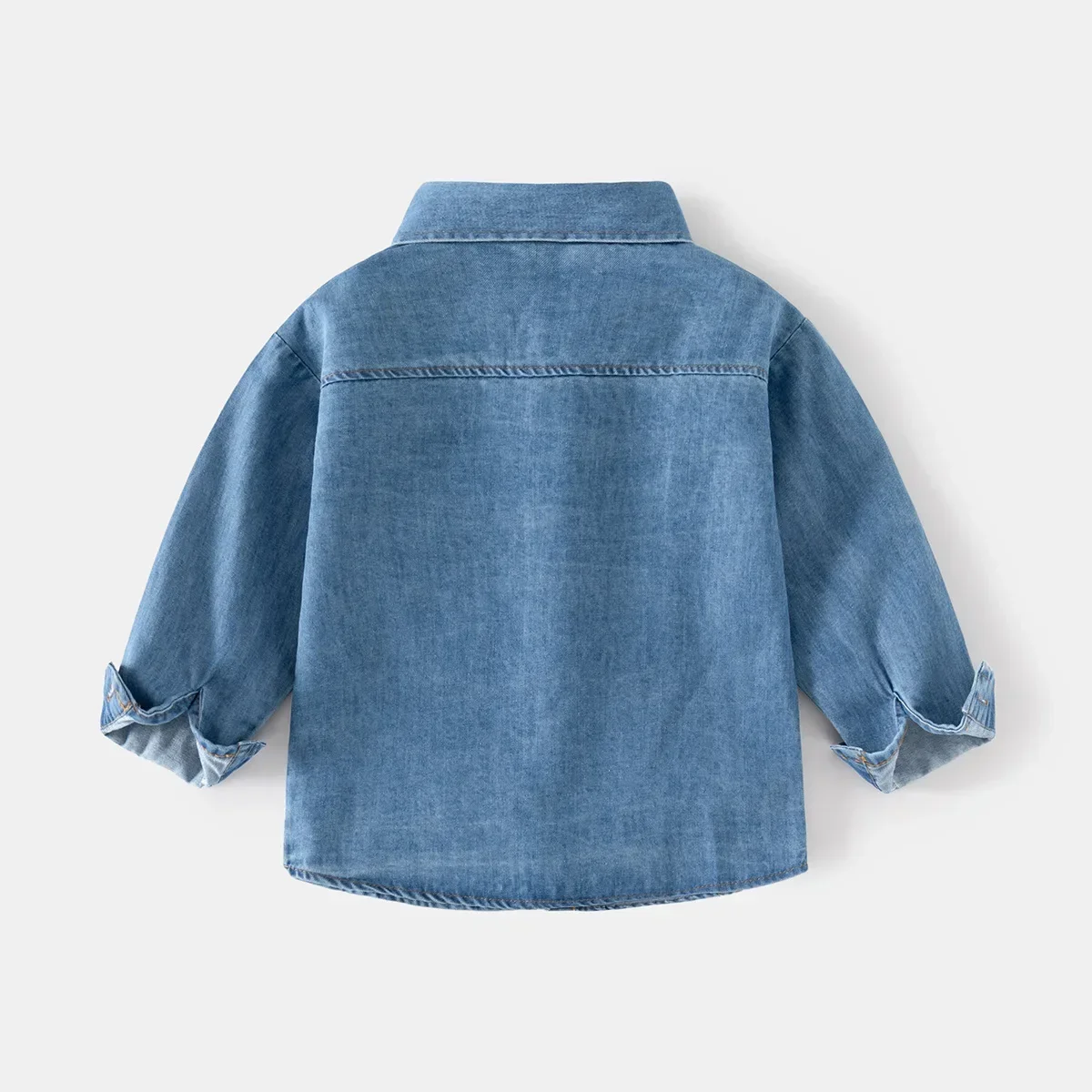 Boys Shirts Spring Kids Denim Long Sleeve Shirt