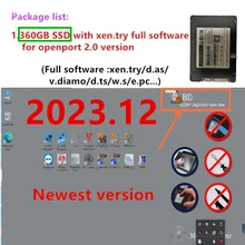  2023.12 Tactrix Openport 2.0 ECU Chip Tuning Tool Openport USB 2.0+ 2023.12 xentry software for Benz Diagnosis and programming 