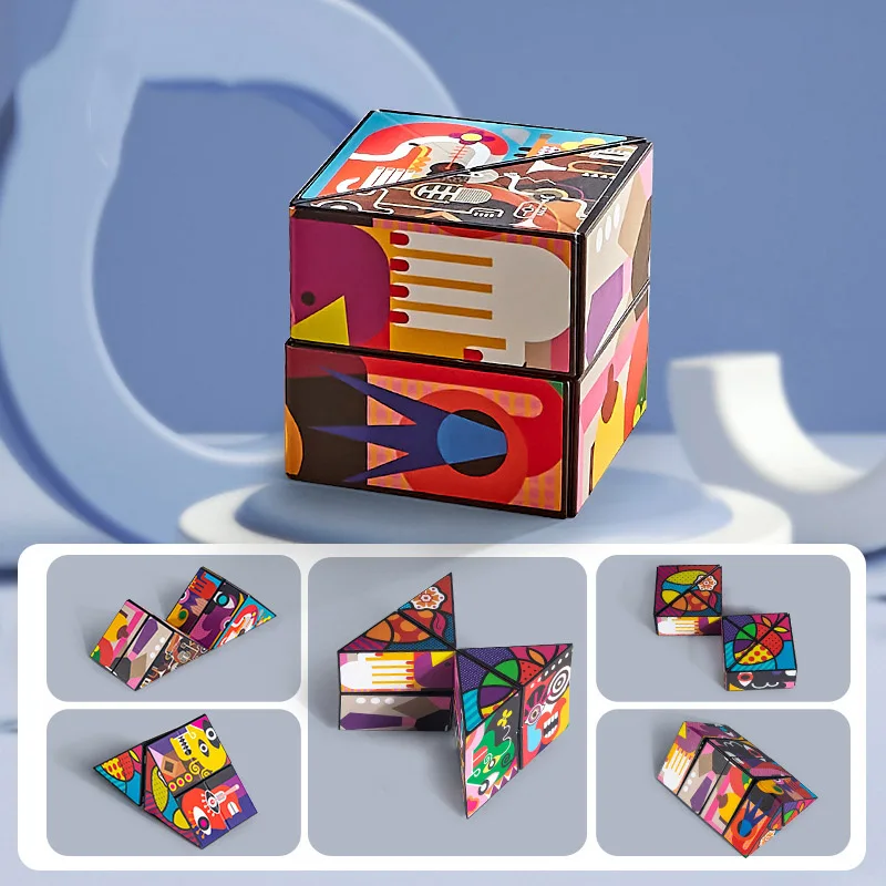 Jouets Fidget Shape Shifting Box Fidget Cube 3d Cube Magique - Temu Canada