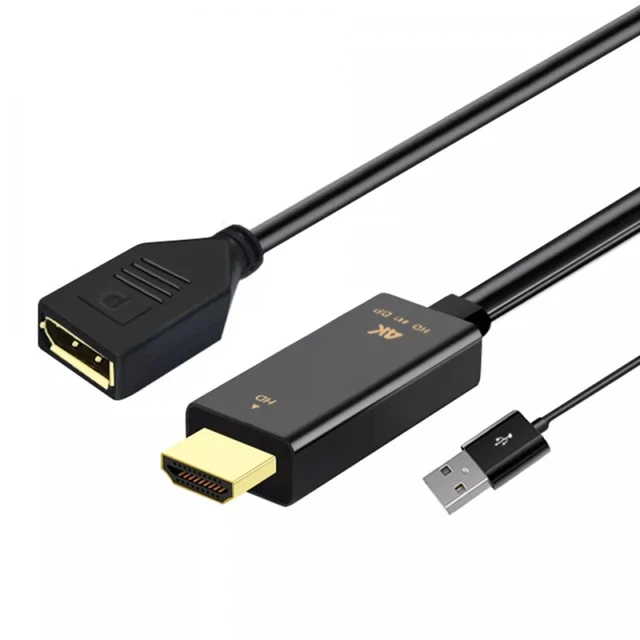 LOT Display Port to HDMI Cable Adapter Converter Audio Video PC HDTV 1080P  60Hz