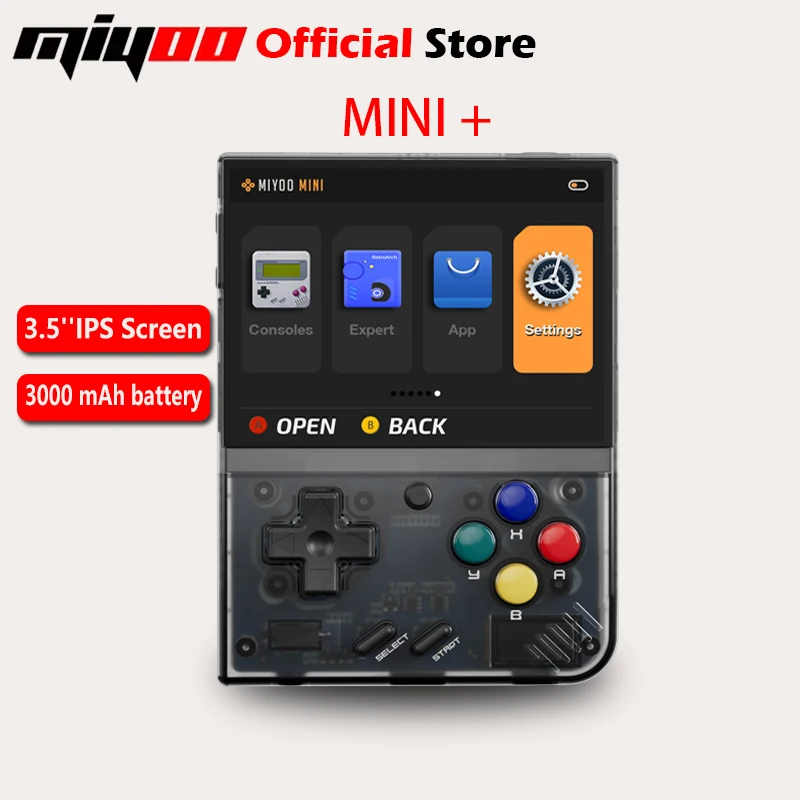 MIYOO Mini Plus Portable Retro Handheld Game Console 3.5-inch IPS