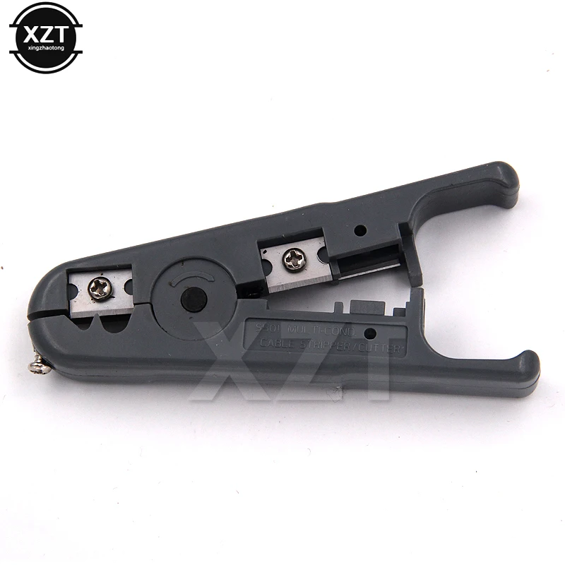 Hot Sale 1PC Professional Pliers Universal Rotary Coax Coaxial UTP/STP Cable Wire Cutter Stripping Tool Stripper