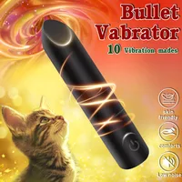 Wiederaufladbare Handheld Bullet Vibrator 10 Geschwindigkeit Vaginale Massage Dildo AV Stick G-punkt Klitoris Stimulator Sex Spielzeug Frauen Maturbator 1