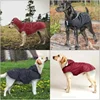 9 Sizes Dog Raincoat Small Medium Large Dogs Waterproof Hooded Jacket Rain Clothes with Reflective Stripe Outdoor Accessories 2