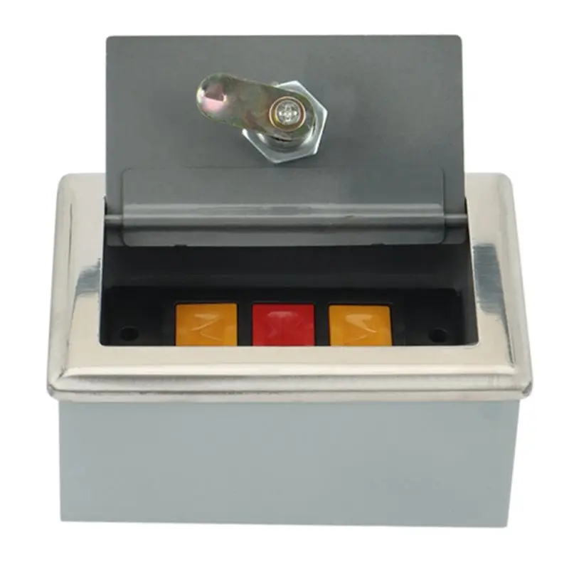 【RECOMENDAR】2X 차고 문 개폐기, 전기 도어 롤 스위치 잠금 상자, 표면 장착형 숨김 버튼 스위치 D