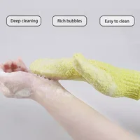 Exfoliating Body Massage Sponge Bath Gloves Skin Bath Shower Wash Cloth Shower Scrubber Back Scrub Moisturizing Spa Skin Gloves - Image 3