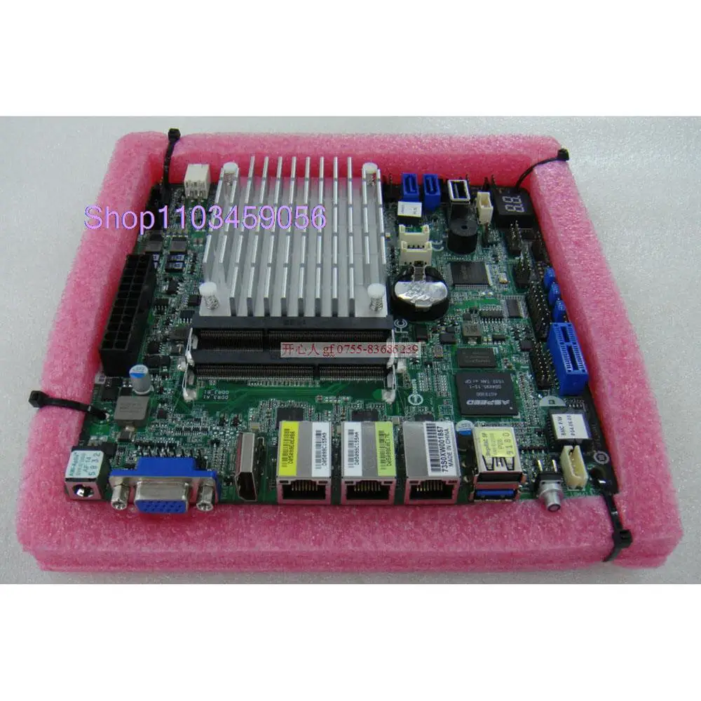 ASRock 랙용 DDR3 SO-DIMM MINI-ITX 지지대 J1900 서버 마더보드, J1900D2Y