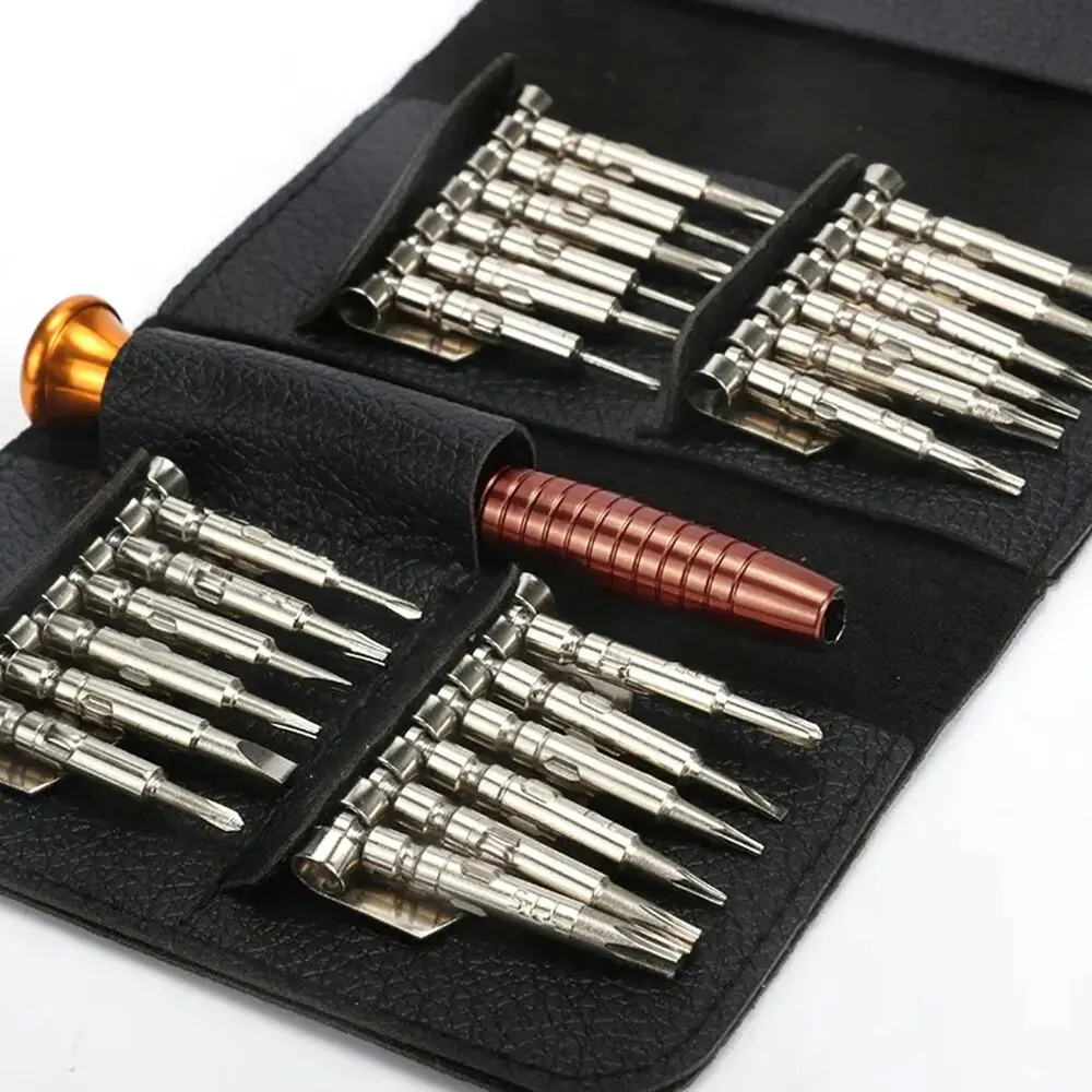 Screwdriver set Mini Precision Screwdriver Set 25 in 1 Electronic Torx Screwdriver Opening Repair Tools Kit for iPhone Camera Watch Tablet PC