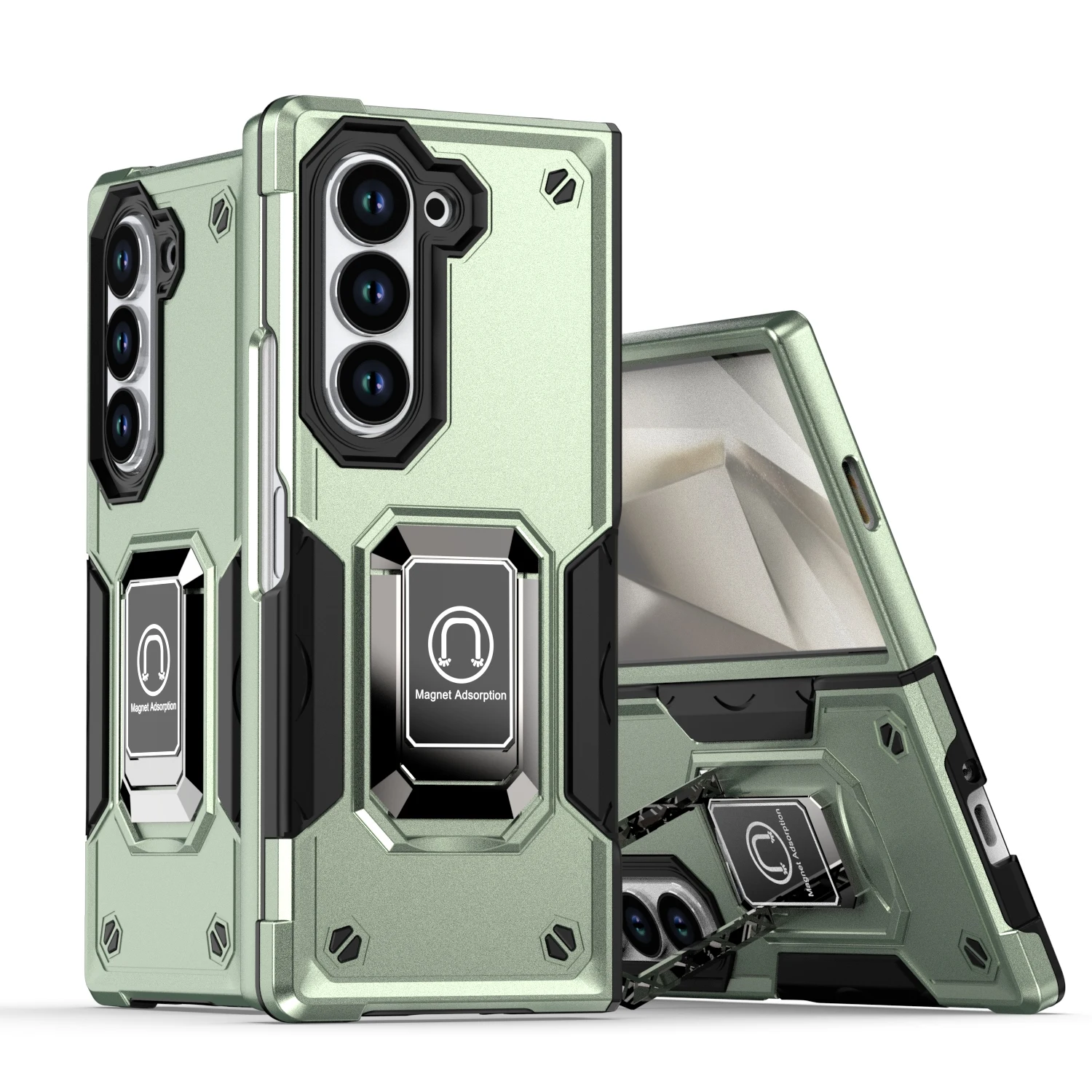 Robuste Handyhülle Für Samsung Galaxy Z Fold Mit Magnetständer_voghion.com