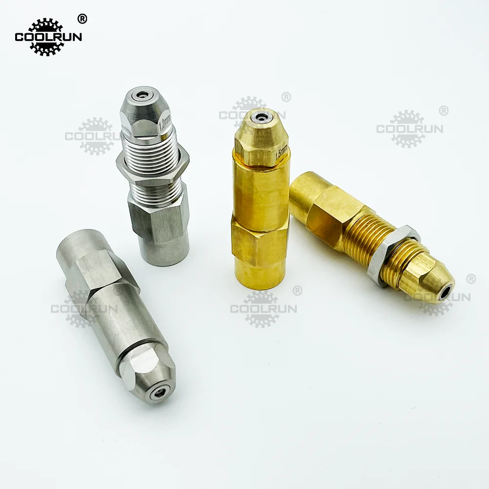 0.5-3.0mm Aperture Brass Fuel Nozzle Waste Oil Burner Nozzle Fuel Burner Gas Burner Nozzle Air Atomizing Nozzle Fuel Nozzle