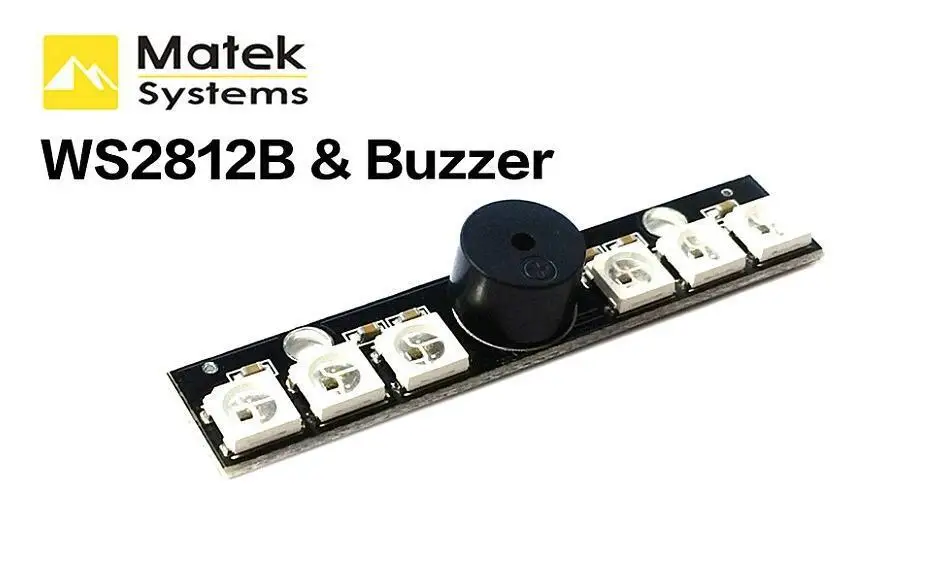 Matek WS2812B LED Board With 5V Buzzer For Naze 32 Skyline 32 Flight Controller 