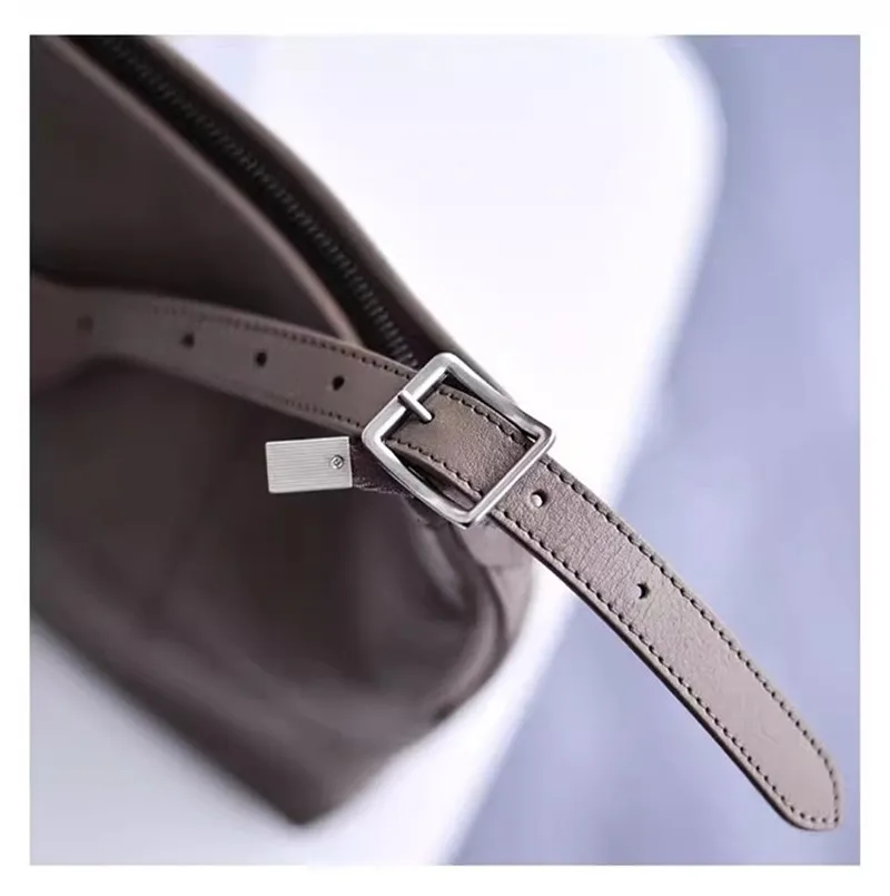PNDME Casual Designer handgemachte echtes Leder Damen Umhängetasche Vintage Luxus erste Schicht Rindsleder weibliche Unterarmtasche – Detail 10