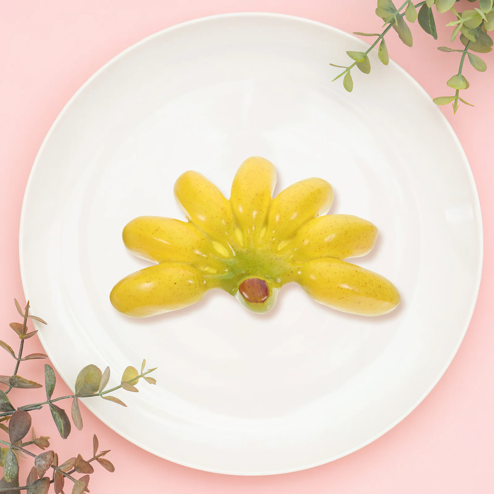 시뮬레이션 바나나 야채 가짜 과일 모조 장난감 장식, 폼 모델 장식, 사진 소품 시뮬레이션 장식, 어린이