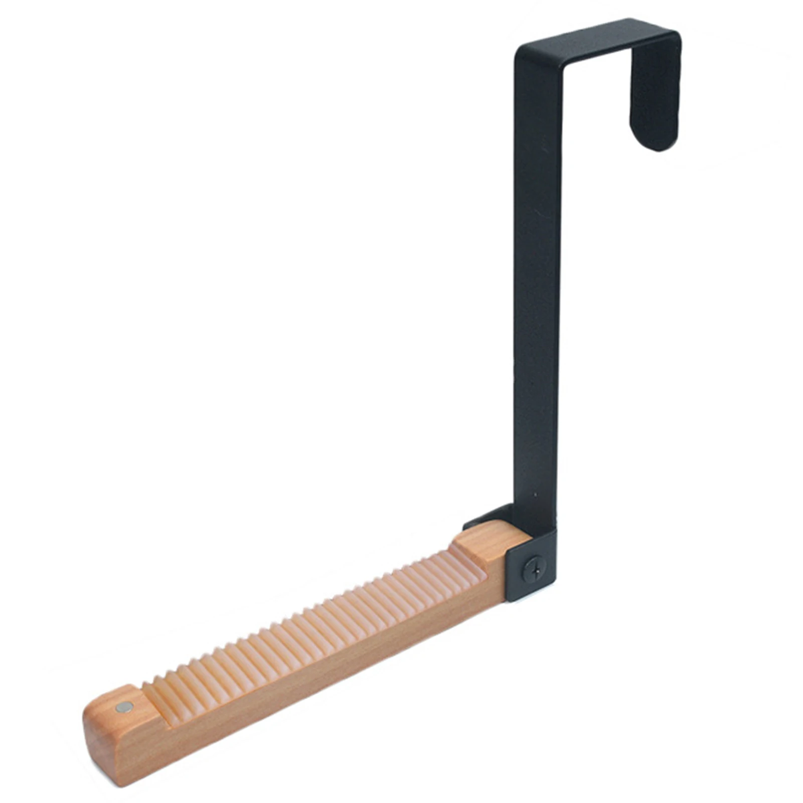 

Складные деревянные крючки над дверью, прочные крючки без сверления, вешалки для одежды, кухонной утвари