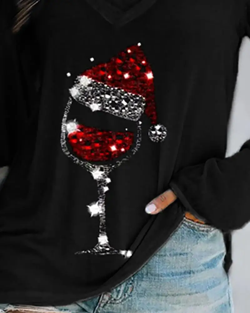 Women Fashion Plus Size Long Sleeve 