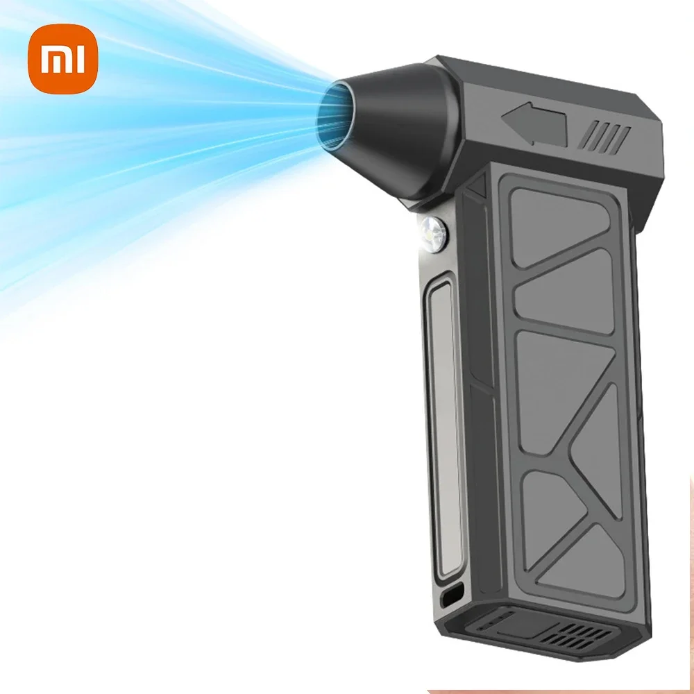 Xiaomi Electric Turbo Jet Fan 1000000 RPM Brushless Motor 8000mah Turbo Violent Fan USB Rechargeable Powerful Dust Blower 2025