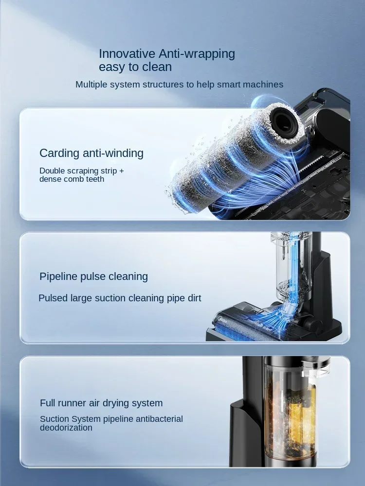 Midea G5 Dust-free Washing Floor Smart Household Appliances Suction, Drag and Wash Integrated Vacuum Cleaner 2