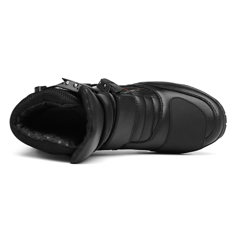 QQ-JCS490 Men's Motorcycle Shoes Winter MTB Cycling Shoes Bike Sneakers Road Bicycle Tennis Size 39-50