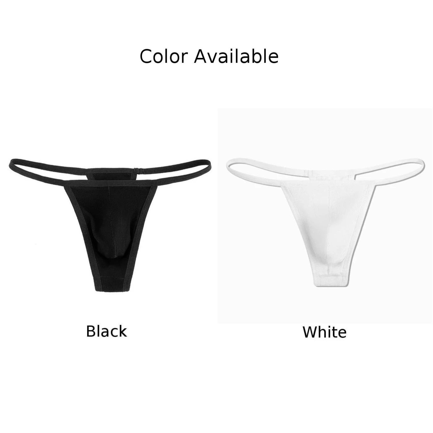 Mens Thongs Enhance T-Back G-string Jockstrap Panties Low Rise Bikini Underwear Solid Short Trunks Pouch Underpants Lingerie