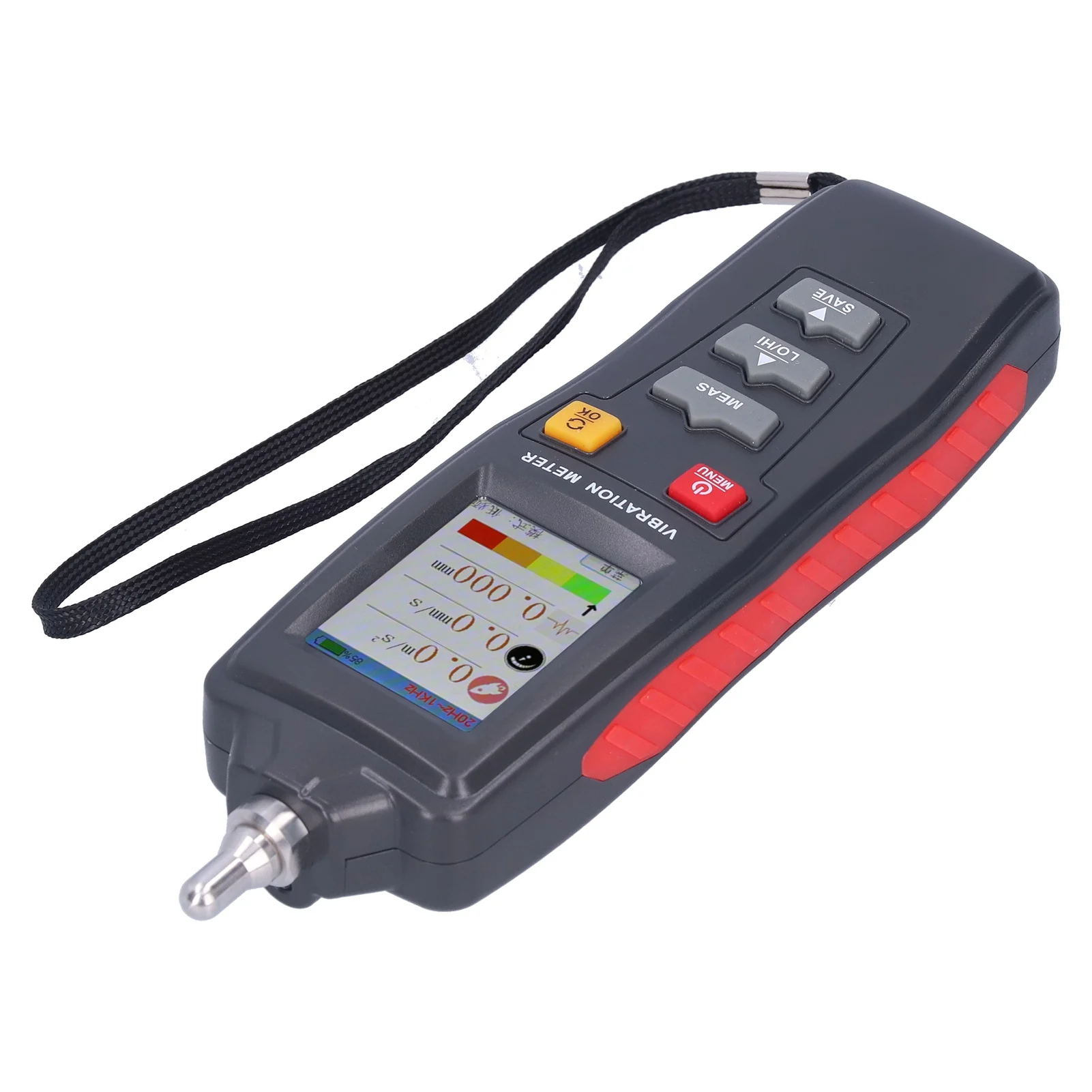 Vibration Analyzer Vibration Tester WT63B Portable Vibration Meter Tester Color LCD Digital Vibration Analyzer Testing Equipment