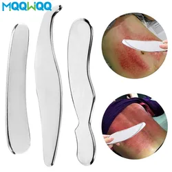 Stainless Steel Fascial Knife Gua Sha Tool Manual Scraping Myofascial Tool Skin Tissue Massager Release Physical Therapy Scraper