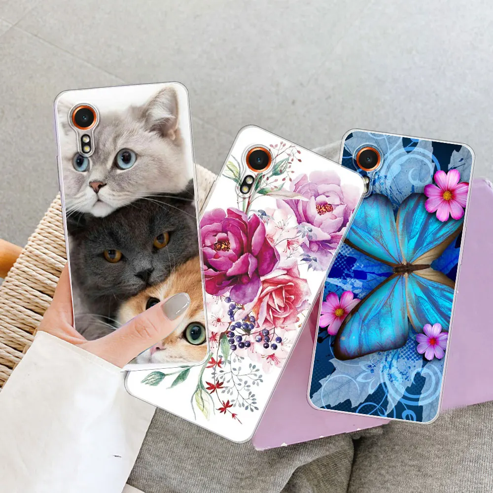 Clear Soft Silicone Fashion Phone Case – Slim Protective Back Cover