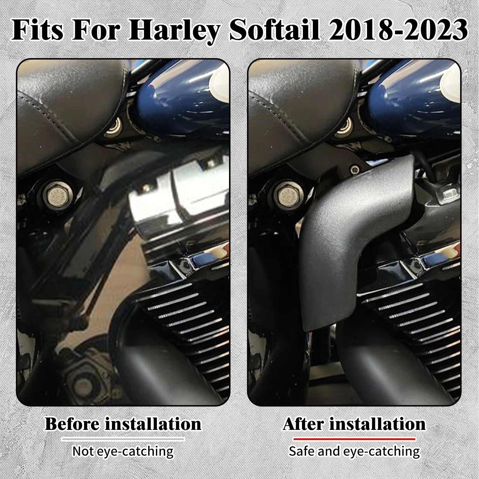 FILTRO ARIA CONICO COBRA NERO HIGH PERFORMANCE HARLEY DAVIDSON SOFTAIL 2018-2024