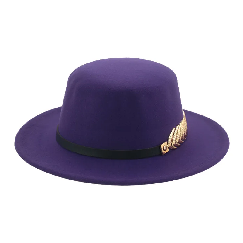 felt fedora hat Hat for Men Women Hat Fedora Felted Caps Flat Top Wide Brim Solid Casual Formal Band Luxury Fedoras Hat 2022 шляпа женская шляпа mens fedora