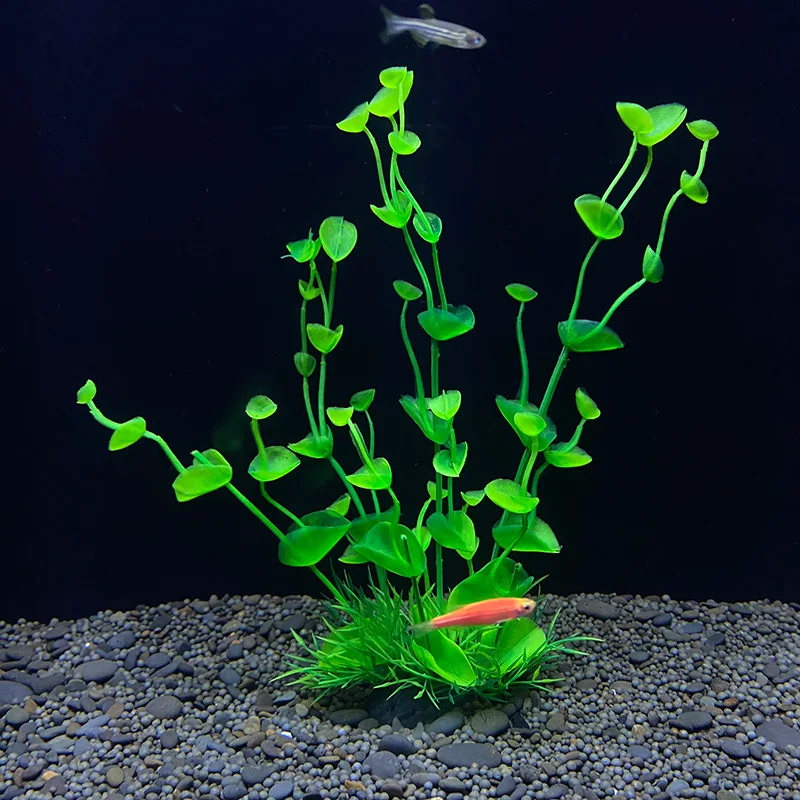 1 PC Artificial Aquarium Plants Decor Grass Underwater Aquatic Plastic Plants Ornaments For Fish Tank Aquarium Decoration fish tank ornaments fish tank decorations aquarium ornaments artificial aquarium plants