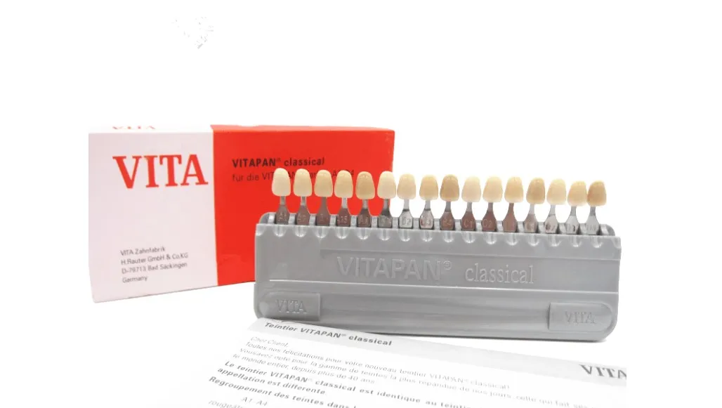 Dental Color Scale Teeth Whiting Porcelain VITA Color Guide Tooth Model Colorimetric Plate 16 Colors teeth cleaner teeth whitening gel teeth whitening kit teeth whitening strips