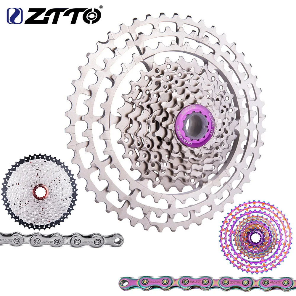 ZTTO MTB 10 Speed 11-46T Bicycle Cassette Wide Ratio Freewheel 10speed Chain Mountain Bike Sprocket HG Hub for X0 X9 M610 M781