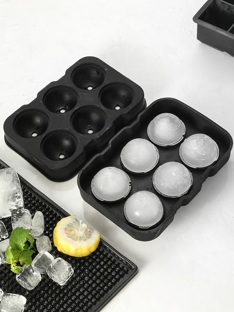 Food grade silicone ice cube mold whiskey large square ice cube box