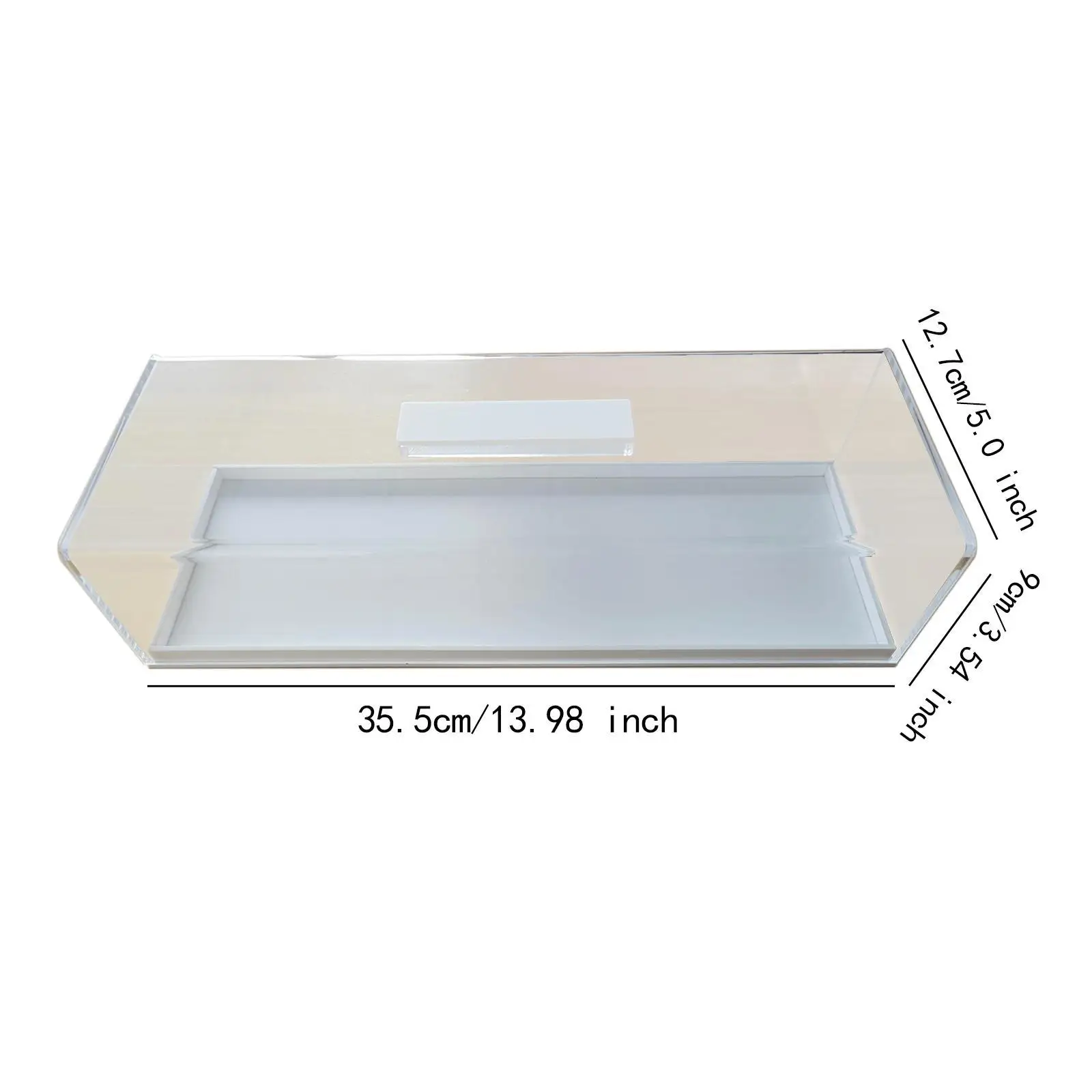 Acrylic Bread Box Display Box Rectangular Bread Storage Container Bakery Pastry