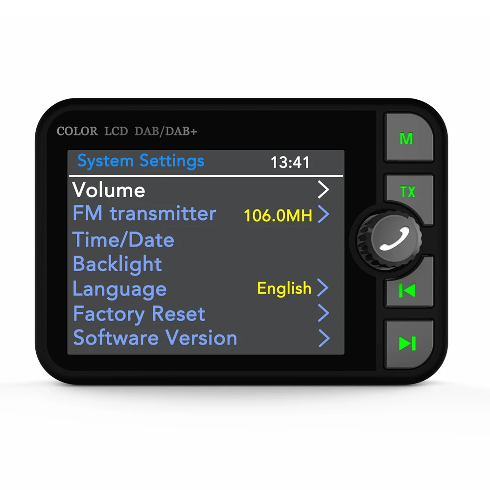  ׷ MP3 ÷̾, 2.4 ġ LCD ÷ ũ MP3 FM ۽ű, DAB + ù DAB  ù,  ȣȯ 5.0