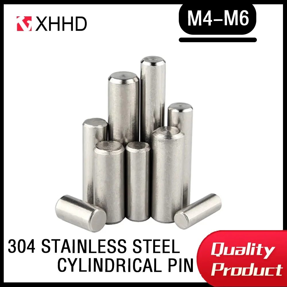 M1 M1.5 M2 M2.5 M3 M3.5 M4 M5 M6 Cylindrical Pin Locating Dowel 304 Stainless Steel Shelf Lock Fasten Support Fixing Metal Pin