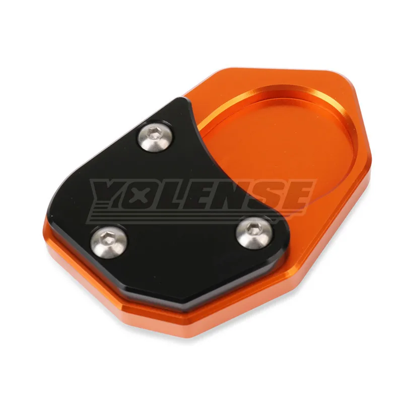 Motorcycle CNC Kickstand Extension Pad Support Plate Enlarge Stand