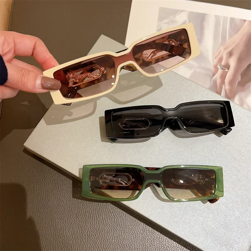 Brand Rectangle Sunglasses UV400