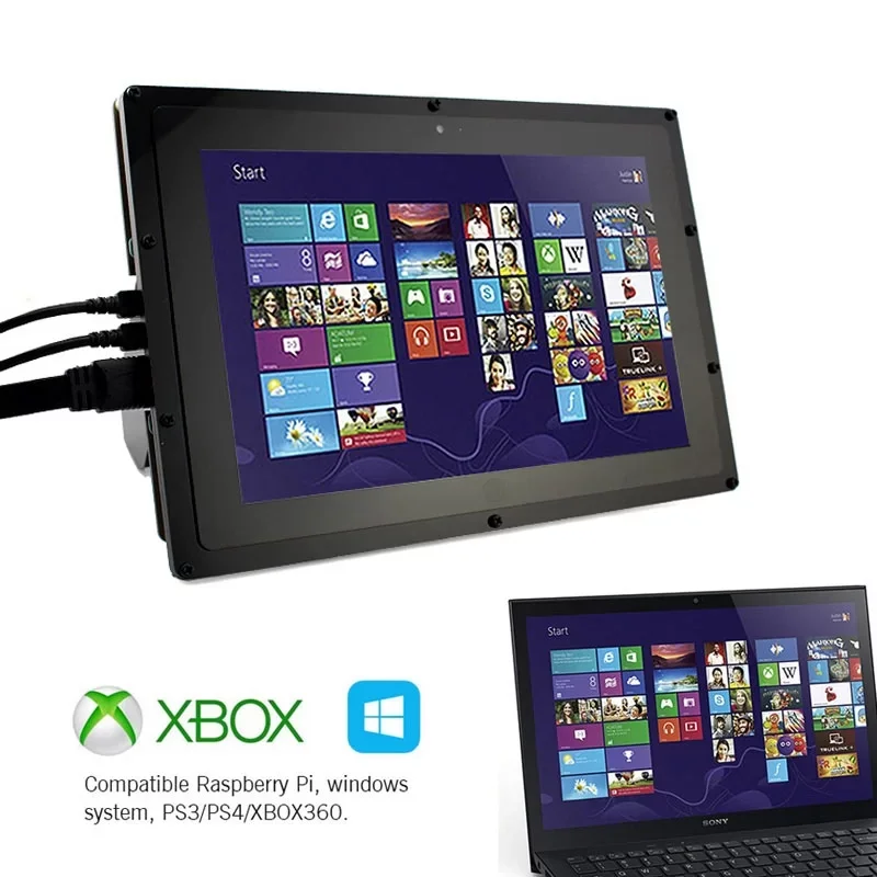 �޴�� ����� IPS ��ġ ��ũ��, ����� ���̿�, �÷� 5 ����Ʈ ������ ��ġ ��ũ��, DC 5V HDMI ȣȯ, 10.1 ��ġ, 1280x800