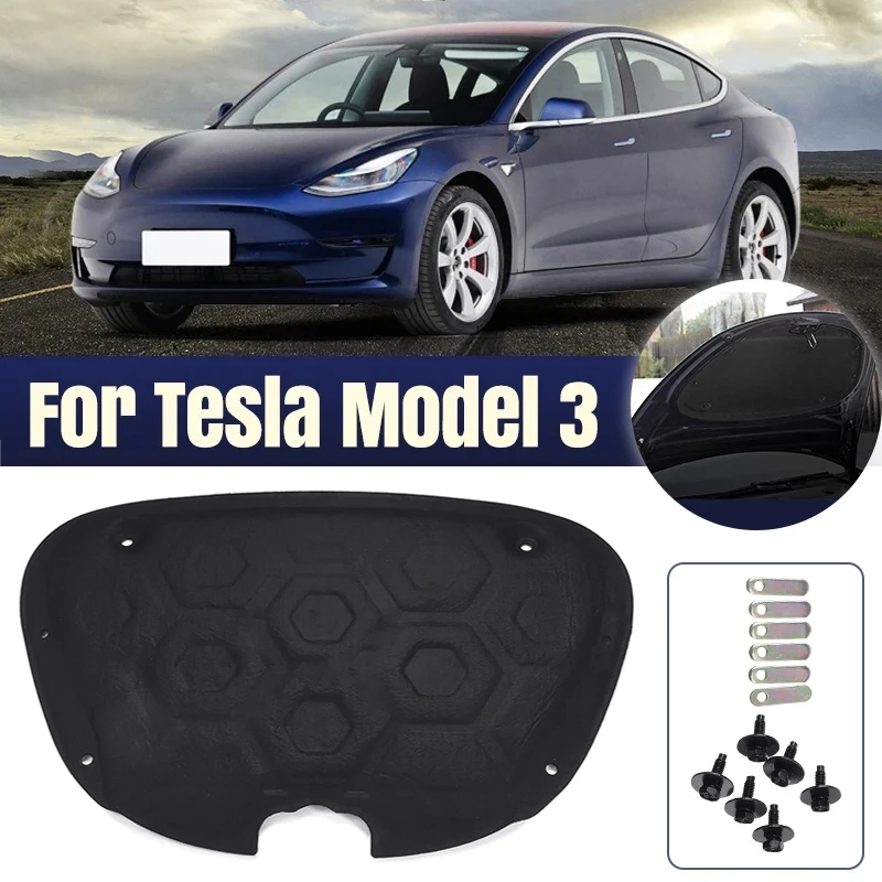 1pc Car Engine Hood Soundproof Cotton Heat Insulation Cotton for Tesla Model 3