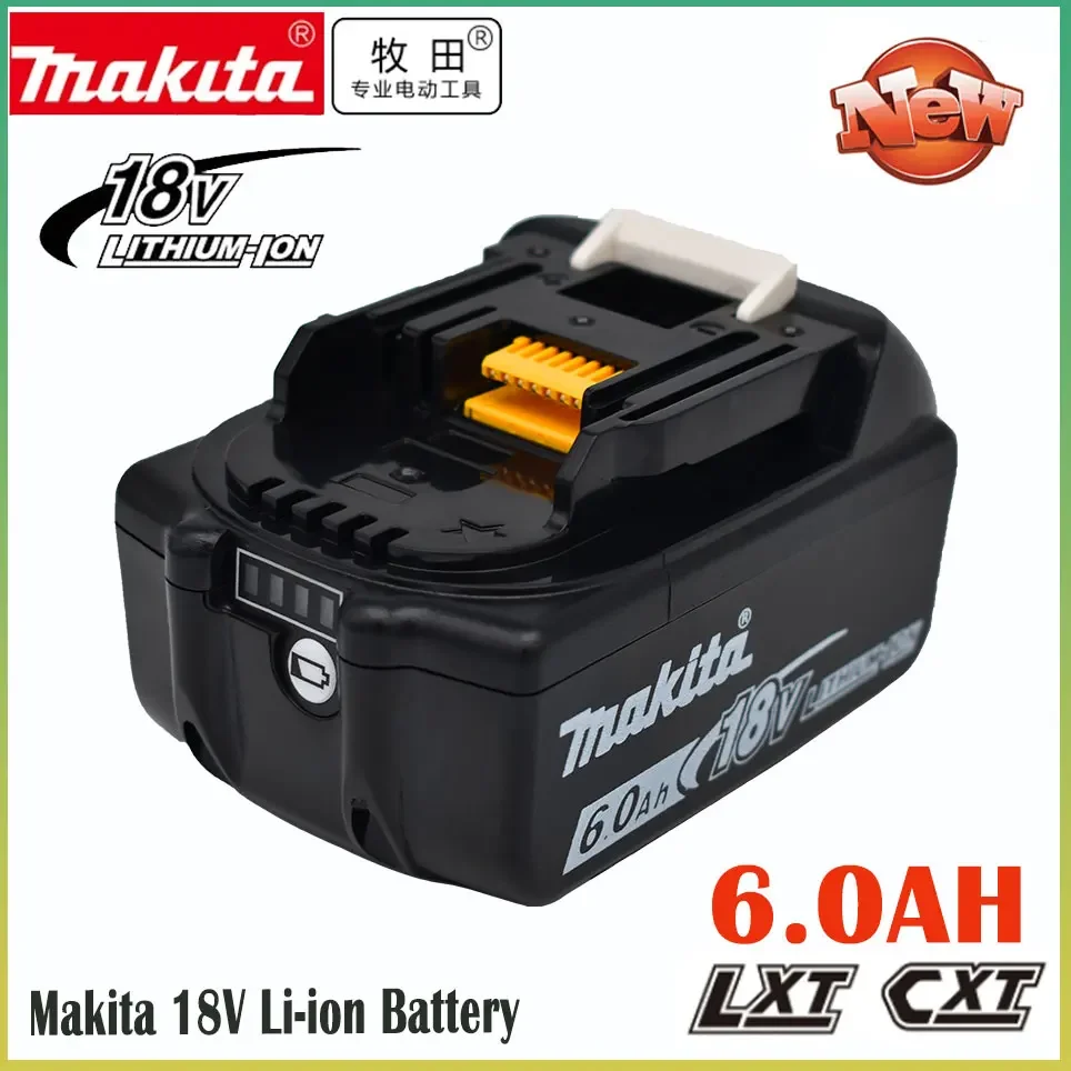 

Origina lMakita18V 6.0Ah Lithium ion Rechargeable Battery 18V 6000mAh drill Replacement Battery BL1860 BL1830 BL1850 BL1860B