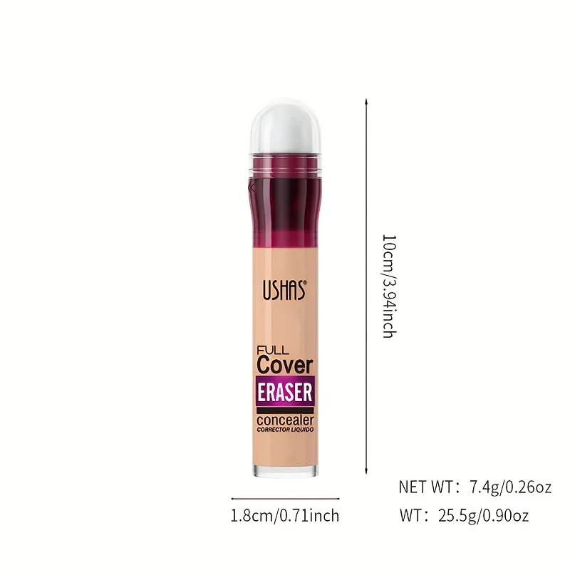 New Sponge Head Concealer For Dark Circles Tears Freckles Acne Longlasting Pigmentation Blemishes Creating Contouring Foundation 3