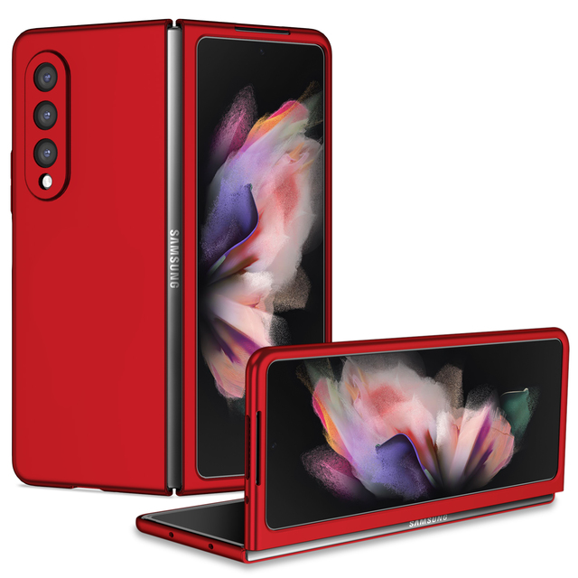 Protection Folding PC Case for Samsung Galaxy Z Fold 3 5G Fold3 Fold2 Fold 2 Non-Fingerprint Cell Phone Cases Cover