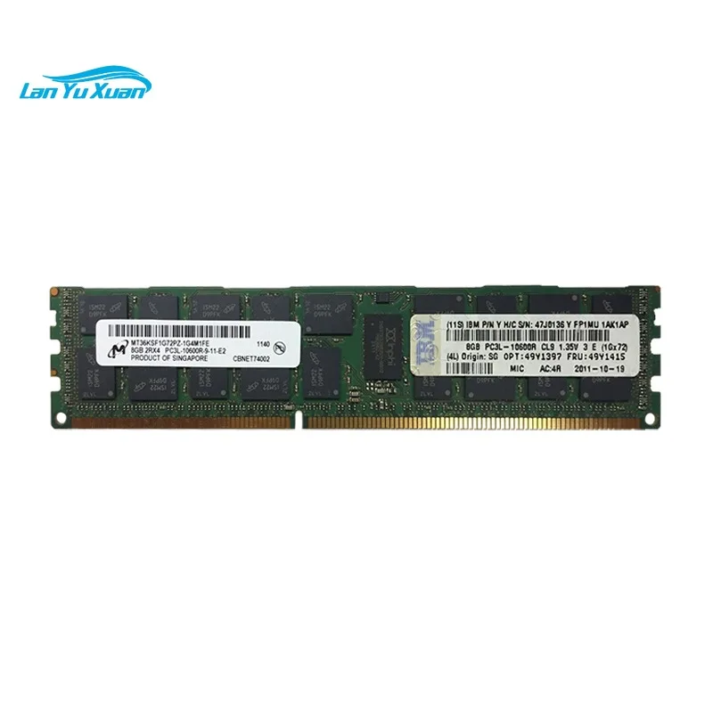 

Pull 49Y1397 49Y1415 8 ГБ DDR3 1333 X3650M2 M3 M4 сервер, оперативная память для компьютера 3L8500R ECC REG X3850 X3630M4 X3550M3 X3500M3